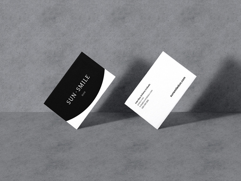 SunSmile Duo logo logo design web design cards business cards corporate identity identity branding