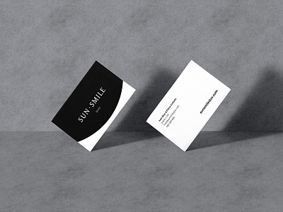 SunSmile Duo branding business cards cards corporate identity identity logo logo design web design
