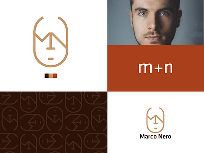 Marco nero brand brand identity branding clean concept design logo logo design logotype vector