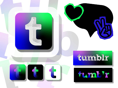 Tumblr App Icon Design