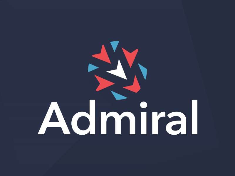 Admiral nautical branding logo