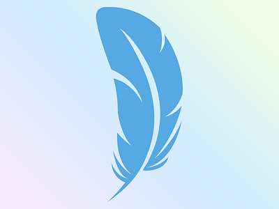 Logo Redesign: Feathr branding feather illustrator logo redesign