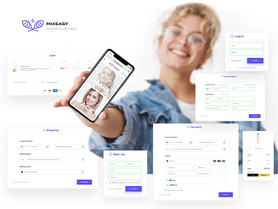 Checkout animation beauty behavior cart checkout concept figma forms interface login research shop sign up store ui ux web