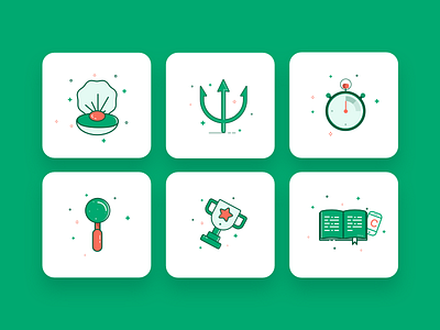 Digital Platform - Icon Design clean icons colorful icons icon design
