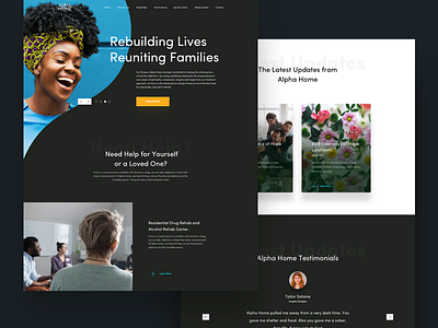 Rebuilding Lives Web Redesign