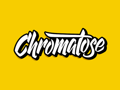 Chromatose Creative Personal Branding design illustration lettering logo personal branding typography yellow