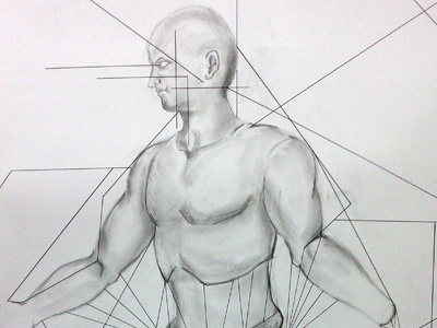 Figure drawing large scale