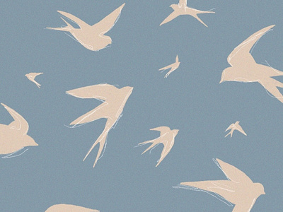 Birds pattern art design graphic design illustration pattern procreate