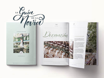 La Guía de la novia Magazine design graphic design logo logotype magazine wedding