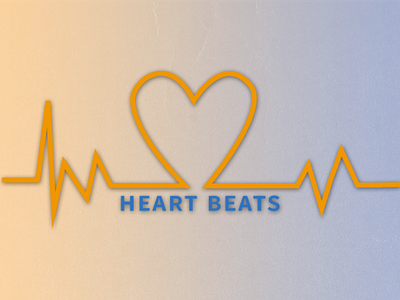 Heartbeats Logo app hearts logo music