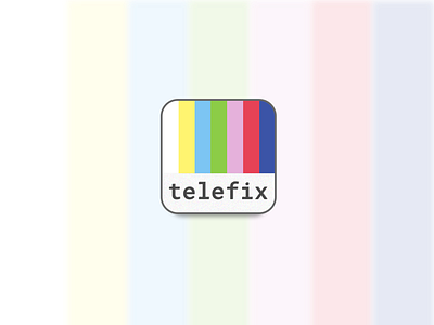 App Icon (Daily UI #005) app icon daily ui daily ui 005 dailyui005 pastel colors television tv ui design