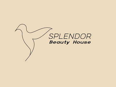 Splendor Beauty House logo branding logo