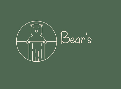 Bear's logo design branding logo