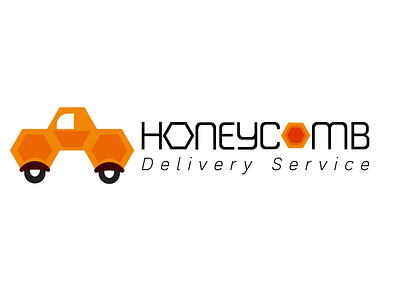 Honeycomb delivery service logo design