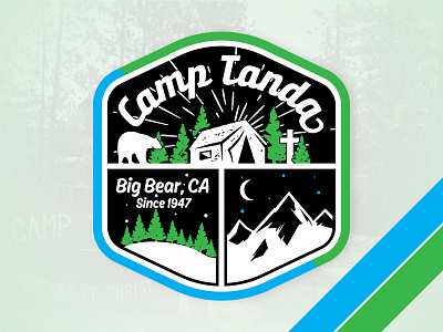 Tanda Logo Final bear big big bear camp tanda campground camping church of christ logo