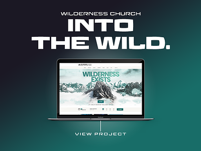 Wilderness Church adobe graphic portfolio web wordpress