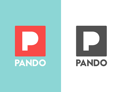 Pando Logo blog branding identity logo news pando story tech visual identity