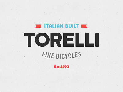 Torelli Logo - Full Color bicycle bike brand cycling identity logo torelli