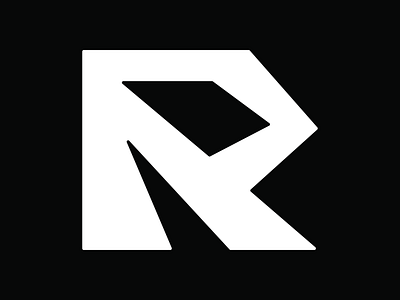 1 Hour Practice - R V1 abstract alphabet alphabet logo bold dailylogochallenge geometric icon logo logos modern simple