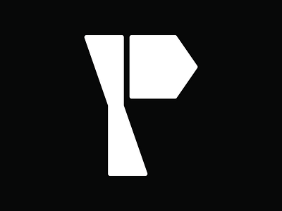 1 Hr Practice - P V2 alphabet alphabet logo bold dailylogochallenge geometric icon logo logos modern p logo simple vector