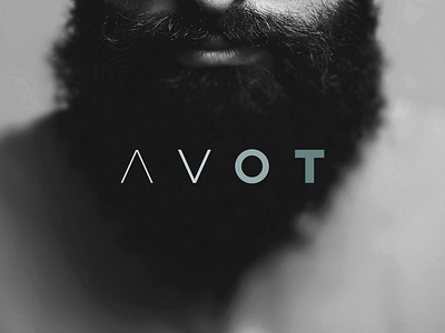 A V O T beard logo logo design logotype man care thick