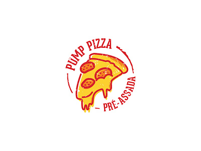 Pump Pizza brand design branding cheese illustration pizza pizza logo