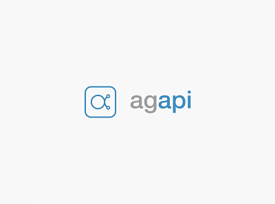 Agapi app blue brand logo screens social media technology