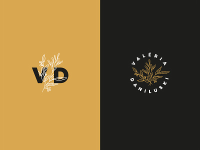 Valéria Daniluski - Photographer logo variations