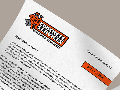 Letterhead concept for a brand identity illustrator letterhead logo photoshop tulsa