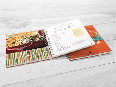 Holiday Cookbook graphic design indesign print