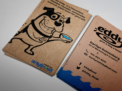 Eddy Bowl character logo packaging pet product video website