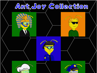 Ant_Joy animation branding design graphic design illustration logo nft nfts ui vector