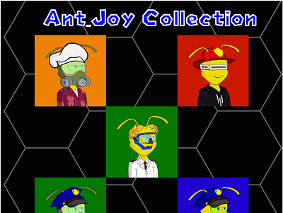 Ant_Joy animation branding design graphic design illustration nft nfts