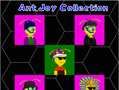 Ant_Joy animation branding design graphic design illustration nft nfts