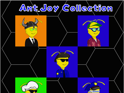 Ant_Joy animation branding design graphic design illustration nft nfts