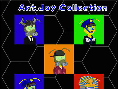 Ant_Joy animation branding design graphic design illustration nft nfts