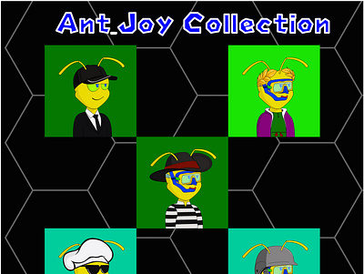 Ant_Joy animation branding design graphic design illustration nft nfts