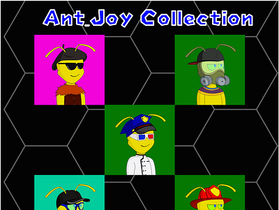 Ant_Joy animation branding design graphic design illustration logo nft nfts typhography