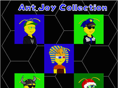Ant_Joy animation branding design graphic design illustration logo nft nfts vector
