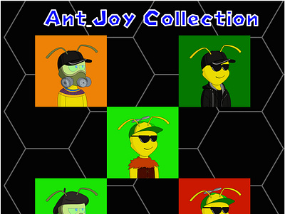 Ant_Joy animation branding design graphic design illustration logo nft nfts vector