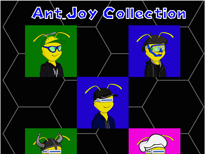 Ant_Joy animation branding design graphic design illustration nft nfts vector
