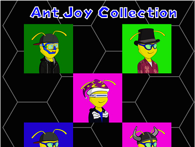 Ant_Joy 3d animation branding design graphic design illustration logo motion graphics nft nfts ui vector