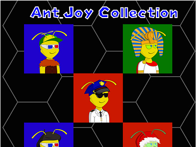 Ant_Joy 3d animation branding design graphic design illustration logo motion graphics nft nfts ui