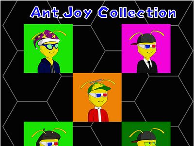 Ant_Joy animation branding design graphic design illustration logo nft nfts