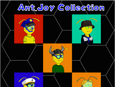 Ant Joy mobile nft print