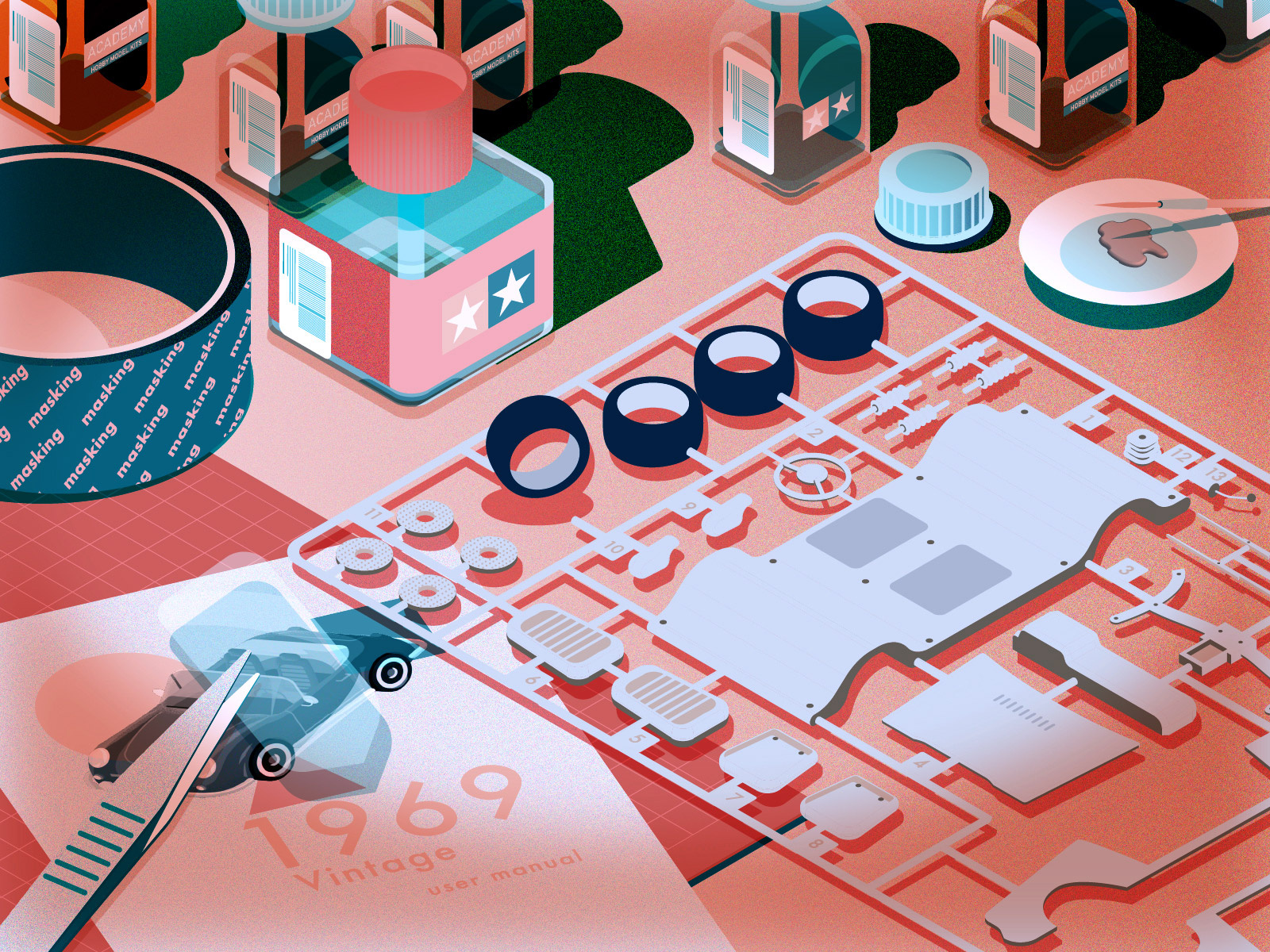 Plastic Modeling Kit by dongkyu lim on Dribbble