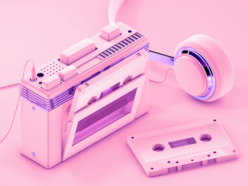 Cassette Player - C4D exercising by dongkyu lim on Dribbble