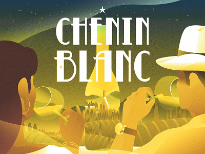 Tasting Chenin Blanc - Weekend Illustration chenin blanc floral illustration summer white wine wine