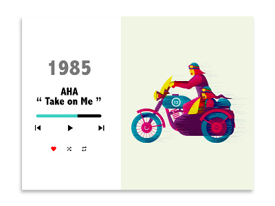 1980's pop series - 1 "Aha - Take on me"