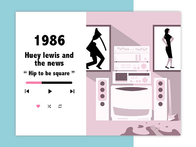 1980's pop series - 3 "Hip to be square" be hip square to